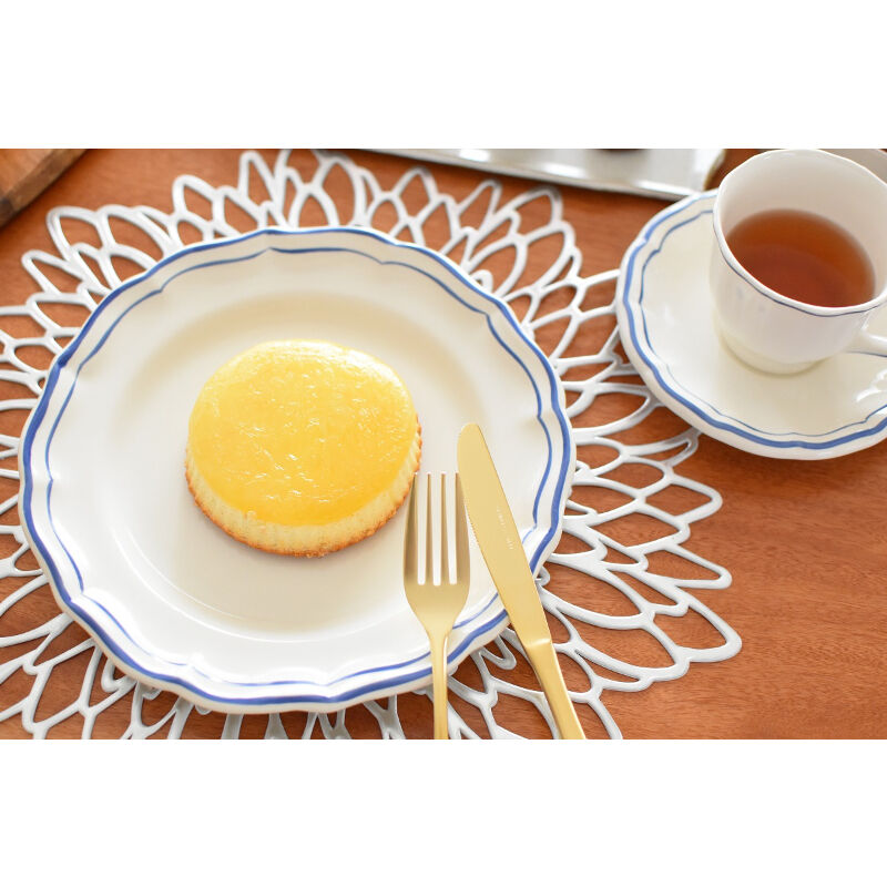 GIEN　フィレ　ブルー　23㎝　２枚セット Amazon.co.jp: ジアン(Gien) フィレ ブルー プレート 23.2cm