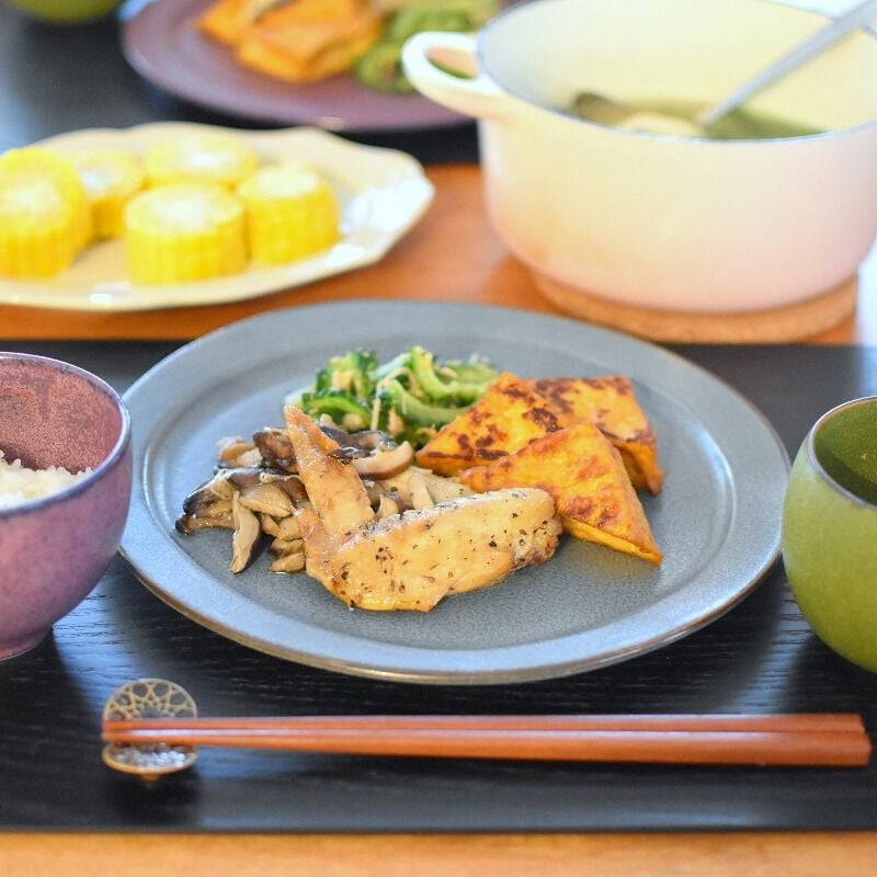 翠(SUI)大皿 美濃焼 | Milfelice tableware