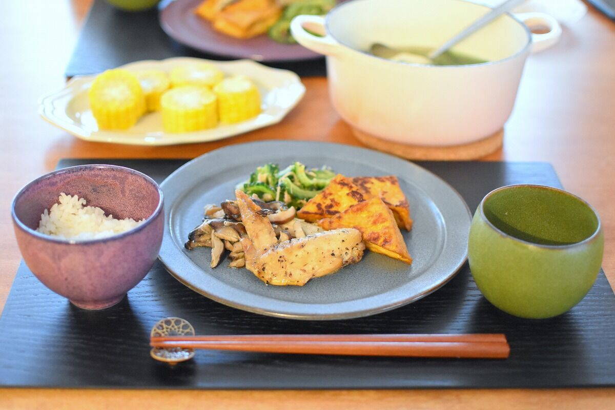 翠(SUI)大皿 美濃焼 | Milfelice tableware