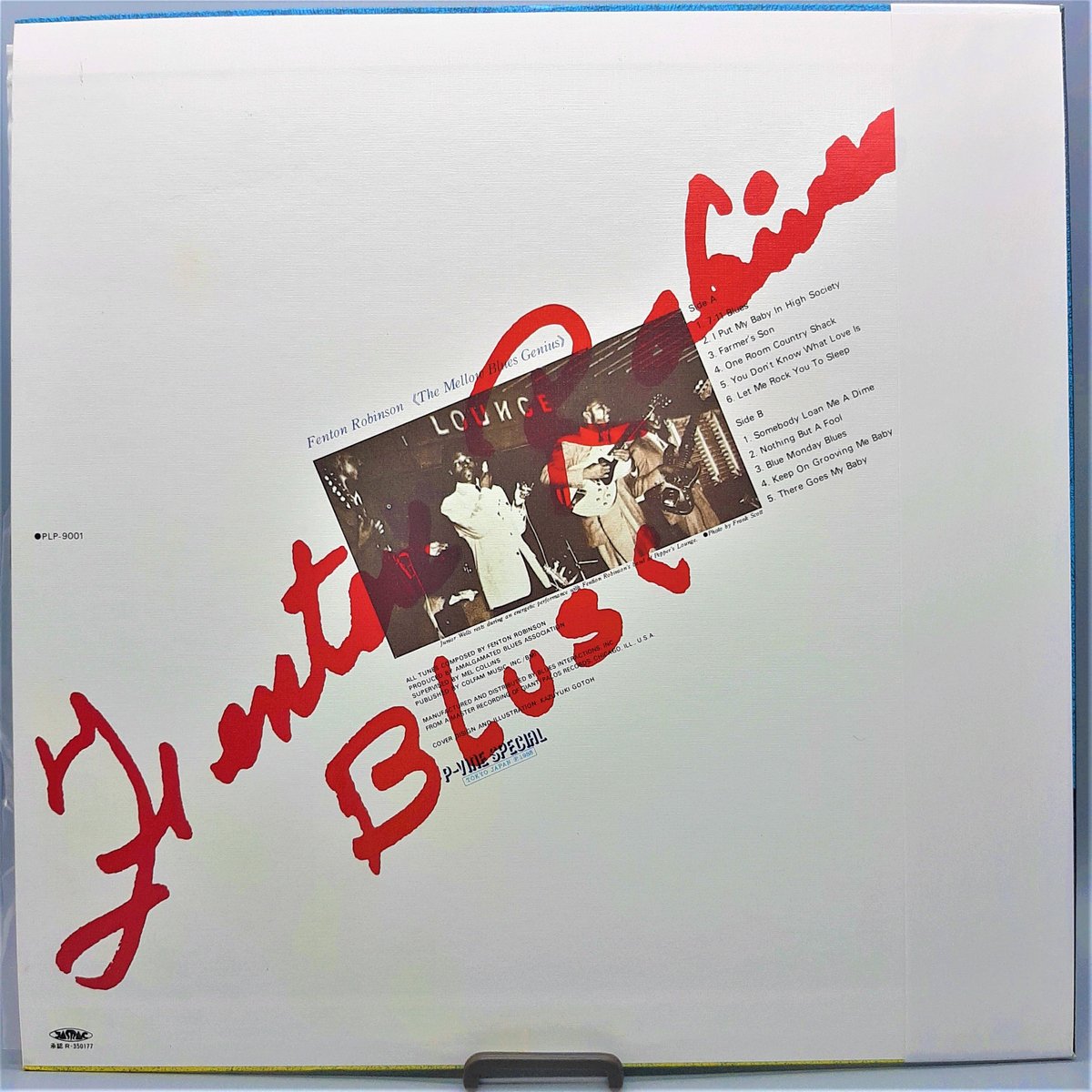 ［名盤］フェントンロビンスン　LPレコード ブルース　洋楽　音質良好 フェントン・ロビンスン ザ・メロウ・ブルース・ジーニアス PLP-9001