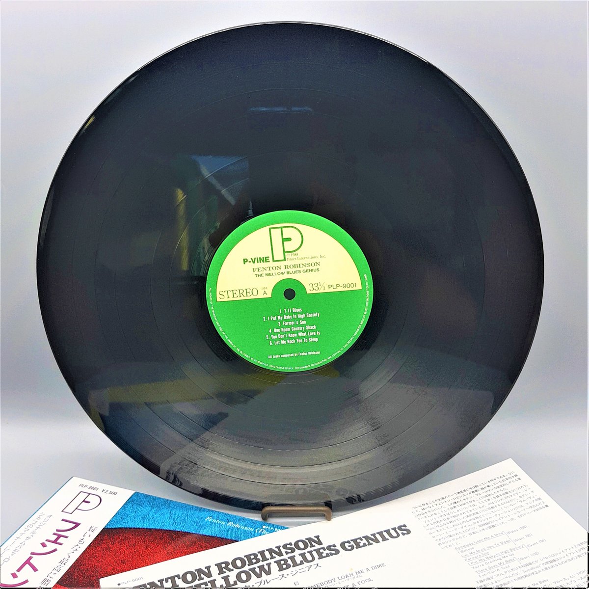 ［名盤］フェントンロビンスン　LPレコード ブルース　洋楽　音質良好 フェントン・ロビンスン ザ・メロウ・ブルース・ジーニアス PLP-9001