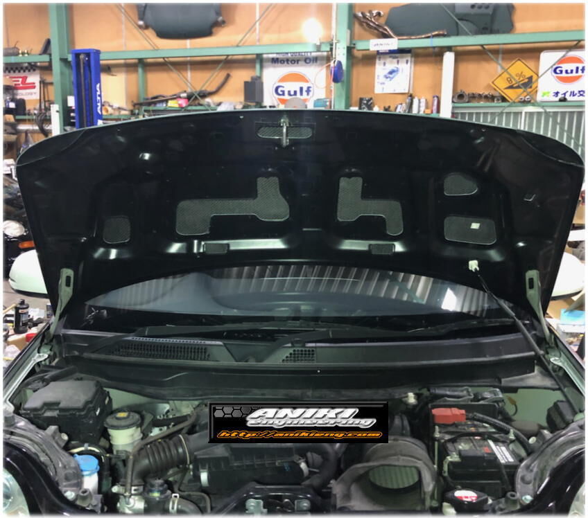 N-ONE JG1/JG2 バットフェイスボンネット 「ワルチャン」カーボン仕様