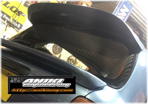 トゥデイ JA4/JA5 前期 リアルーフスポイラー | アニキエンヂニアリング