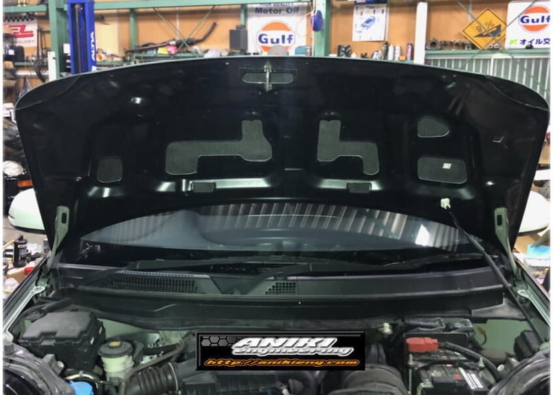 N-ONE JG1/JG2 バットフェイスボンネット 「ワルチャン」 FRP仕様