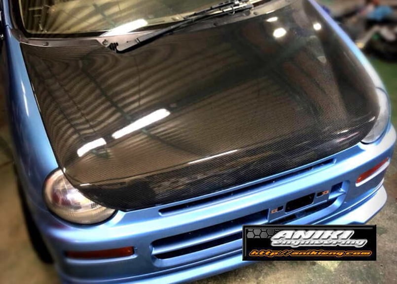 トゥディ JA4/JA5 バットフェイスボンネット 「ワルチャン」Ver2