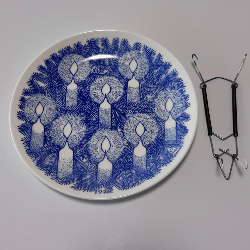 グスタフスベリ/スヴェン・ジョンソン/クリスマスイヤープレート/1976