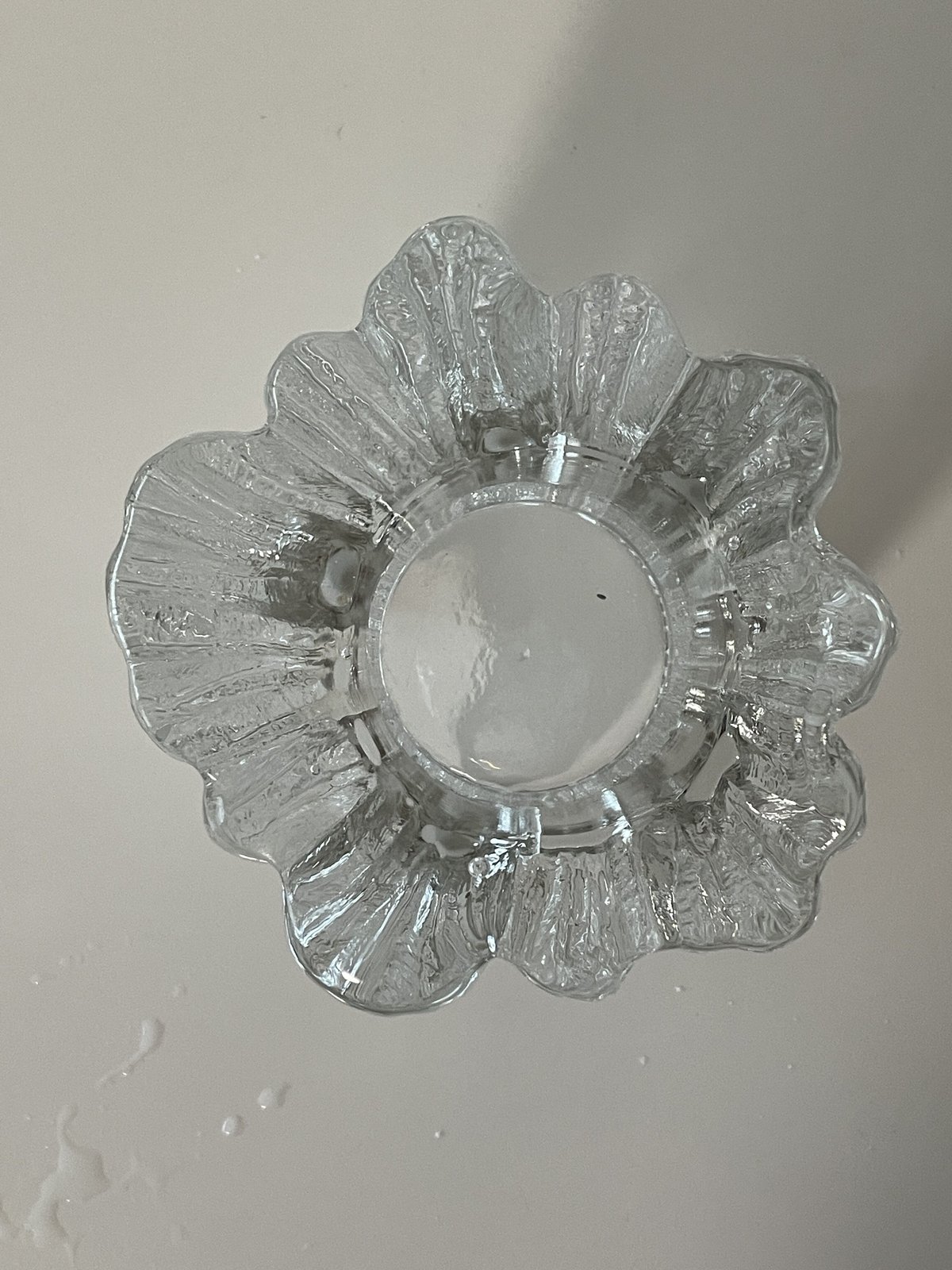 nybro sweden ニーブロー クリスタル ボルケーノ キャンドルホルダー