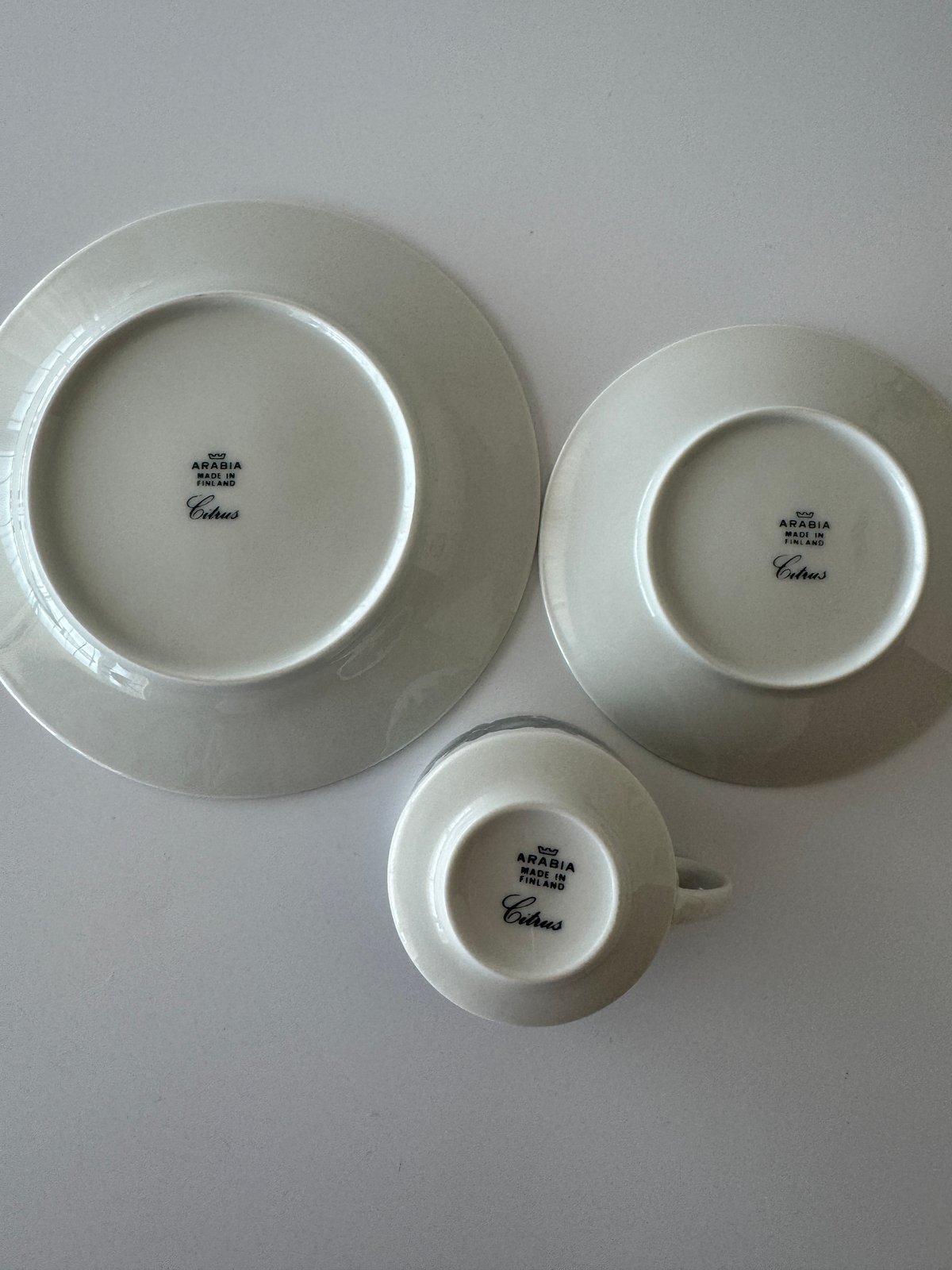 アラビアARABIA アトリエトリオセット