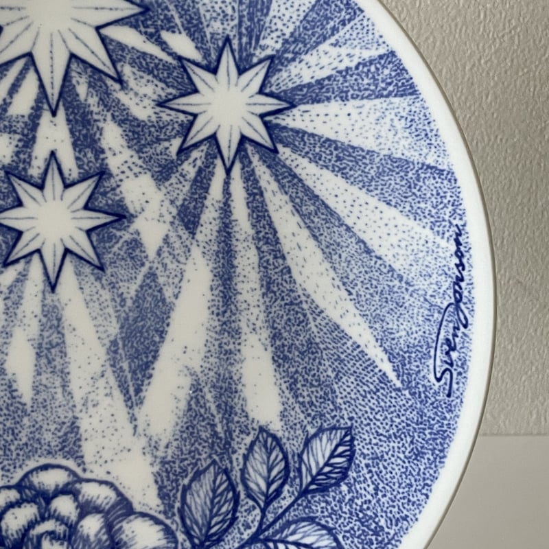 グスタフスベリ/スヴェン・ジョンソン/クリスマスイヤープレート/1976年