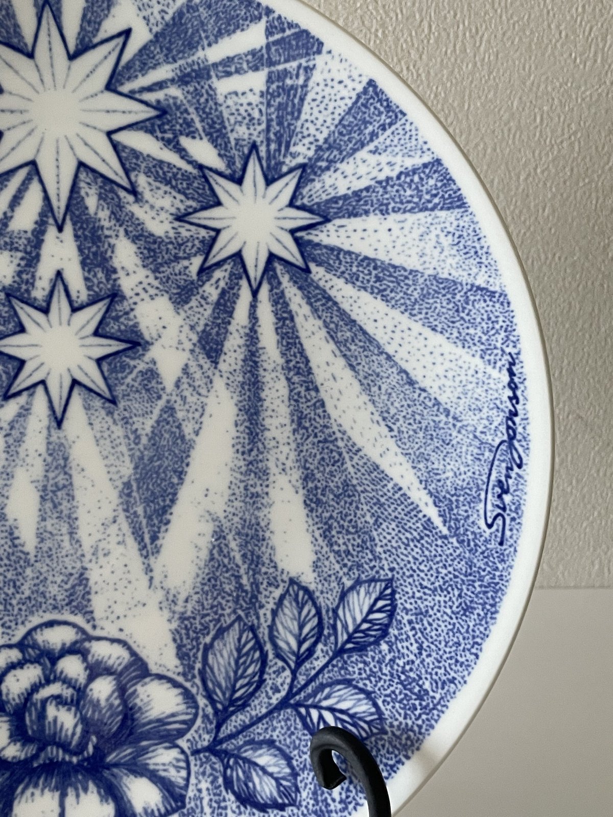 グスタフスベリ/スヴェン・ジョンソン/クリスマスプレート/1979