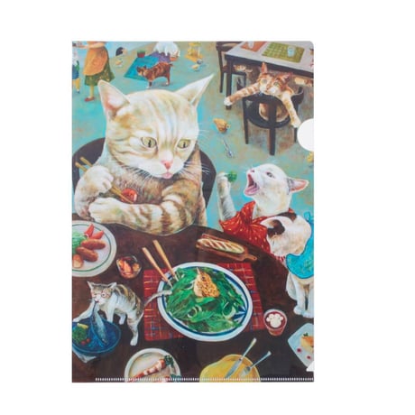 TAJIMAKAORIオリジナル絵画入りファイル（「迷子のうずら」）