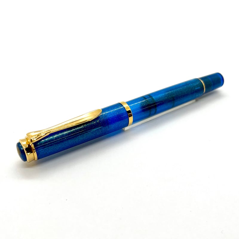 ペリカン】限定品 クラシック M200 ゴールデンラピス 万年筆 ペリカン】限定品 クラシック M200 ゴールデンラピス 万年筆