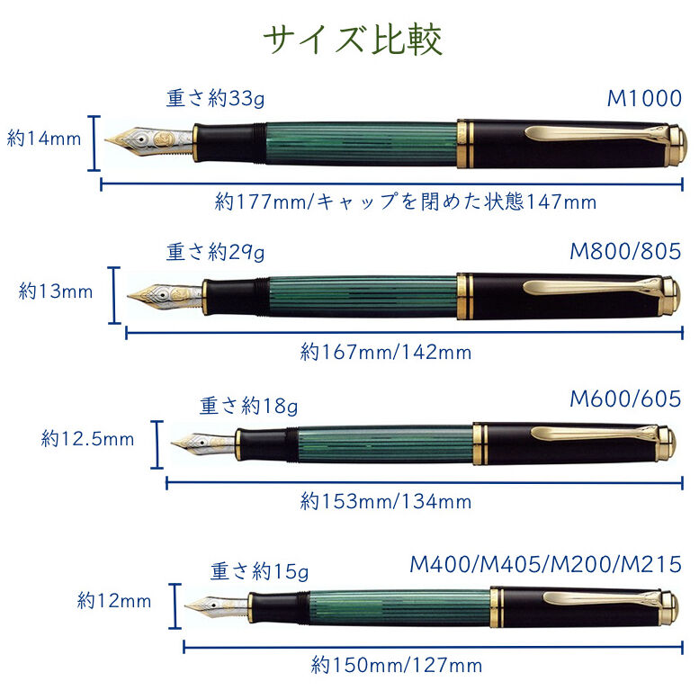 【ペリカン】 M805 ブルーストライプ　　万年筆