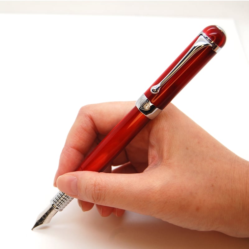 未使用(難あり 1960年イタリア製◇アウロラ 925銀製 万年筆と