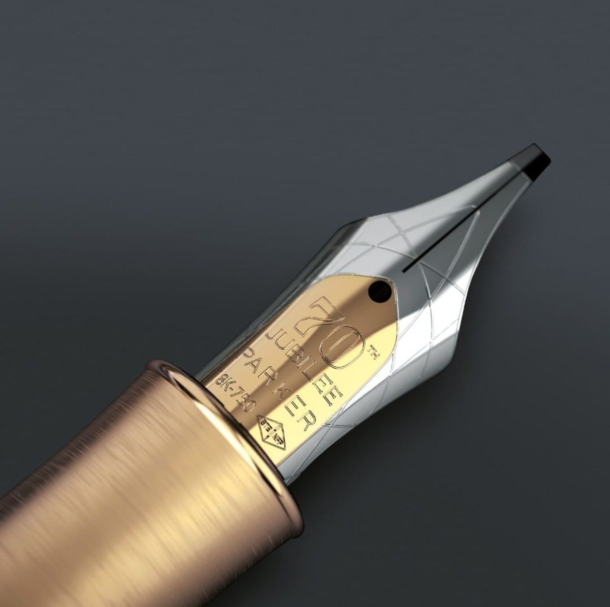 【未使用】Parker 万年筆　ソネット18K ベラージュプラチナ Parker 万年筆 ソネット18K ベラージュプラチナ PARKER パーカー