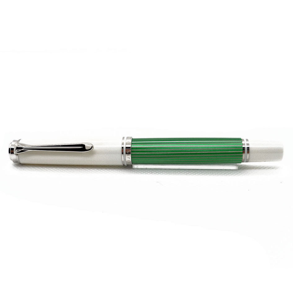 【ペリカン】限定品・M605グリーンホワイト 万年筆 | 心斎橋筆記具 