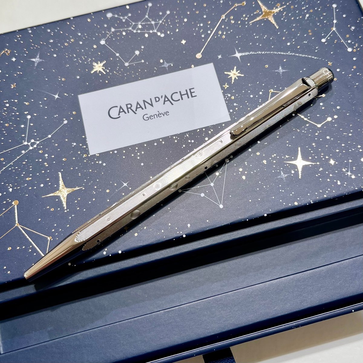 CARAN d'ACHE コスミックブルー エクリドール ボールペン 限定 CARAN D'ACHE（カランダッシュ） 限定品 ボールペン コスミック