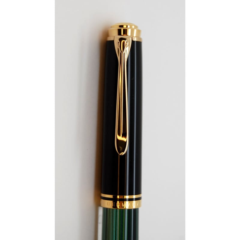 ペン/マーカー【Pelikan】スーベレーン万年筆 ◼︎緑縞◼︎グリーンストライプ