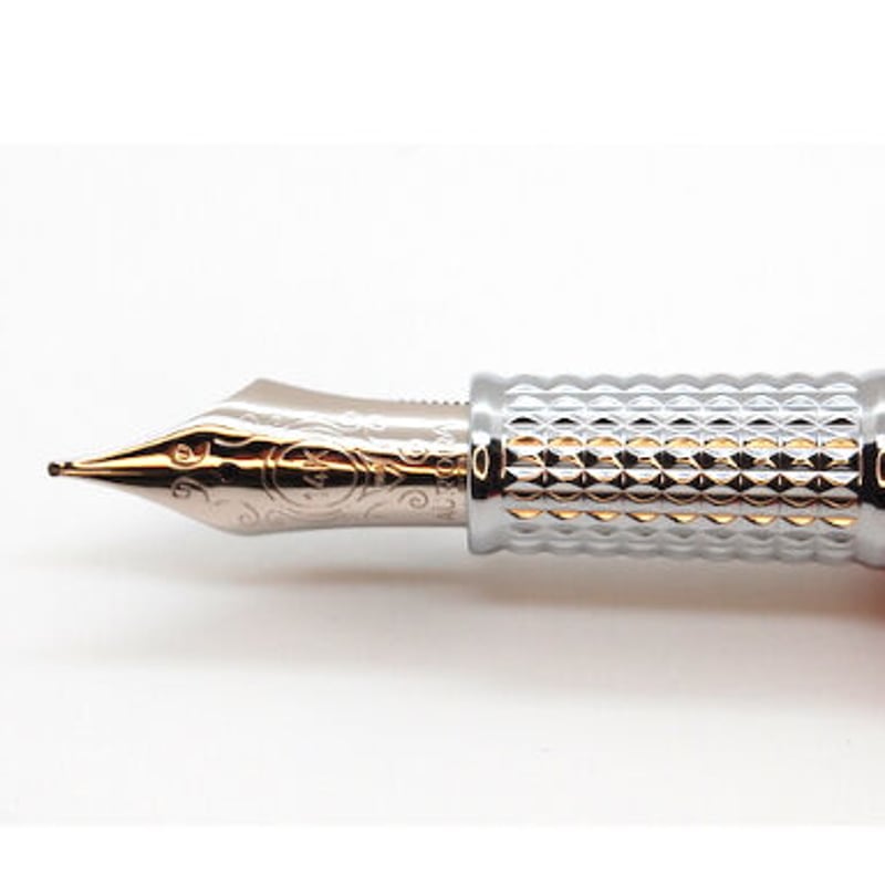 アウロラ 万年筆 F 細字 アルファ H11-CNF ネロ 両用式 正規輸入品