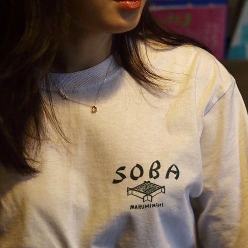 SALE!!¥1000OFF】まるみなみ長袖Tシャツ(ホワイト) イラスト: 小山