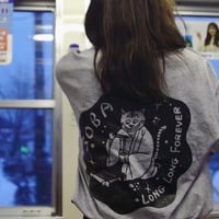 【SALE!!¥1000OFF】まるみなみ長袖Tシャツ(グレー) イラスト: 小山ゆうじろう