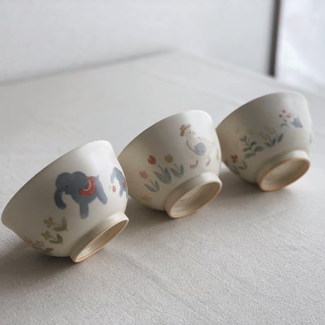 動物お茶碗いろいろ/Various animal bowls