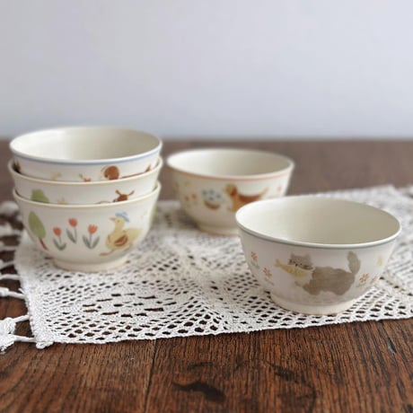 動物のお茶碗いろいろ　/Various animal bowls