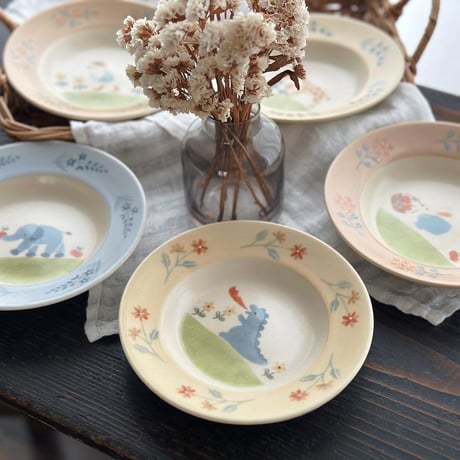 動物リムボウルいろいろ/Various animal rim bowls