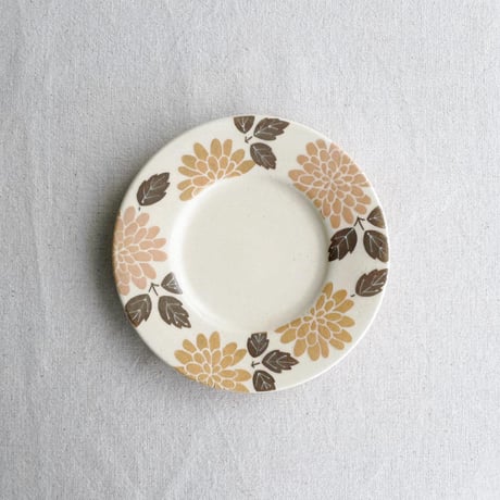 菊のコップ&ソーサー/Chrysanthemum cup & saucer