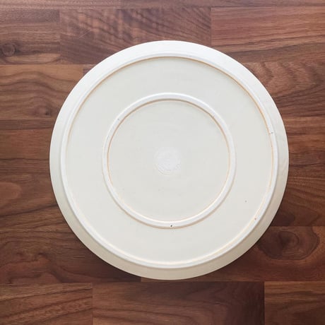 鳥と花の大皿  9寸 / Bird and flower platter (xl-size)