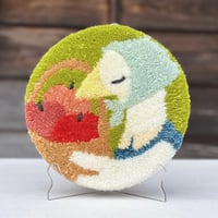 紐付きポットマットNo.12〜No.16/Pot mat with string