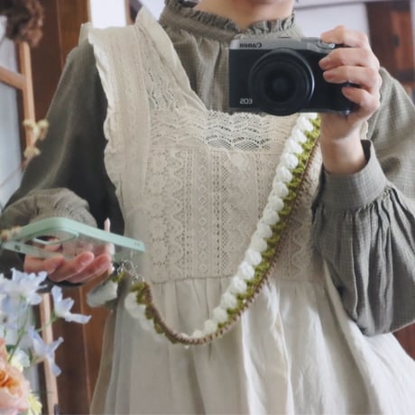 チューリップのスマホスショルダーストラップ/Tulip smartphone shoulder strap