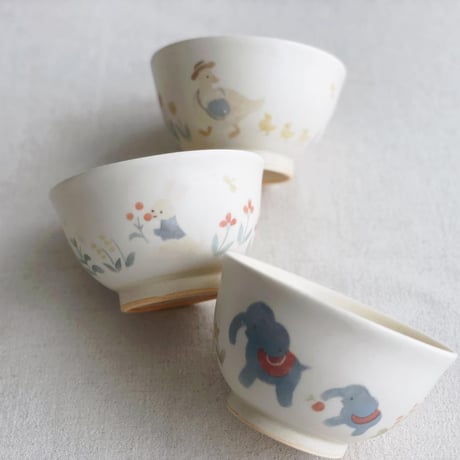 動物お茶碗いろいろ/Various animal bowls