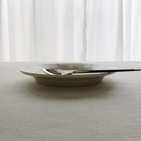 レモンのリム皿　7寸/Lemon rim plate