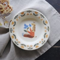ディーププレート“キリンとブルーベリー”/Deep Plate "Giraffe and Blueberry"