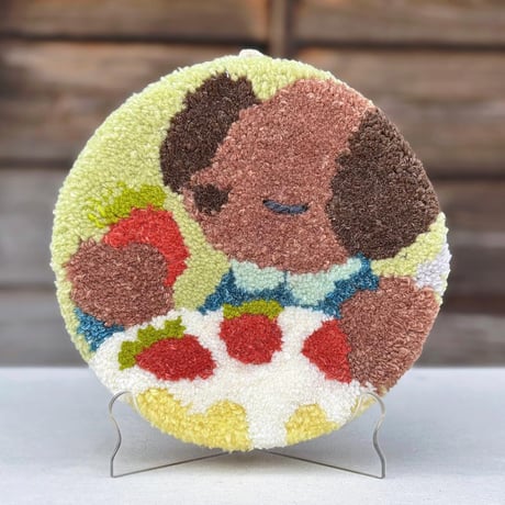 紐付きポットマットNo.17〜No.21/Pot mat with string