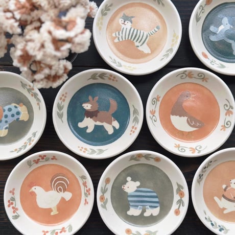 動物小皿いろいろ/Various small animal plates