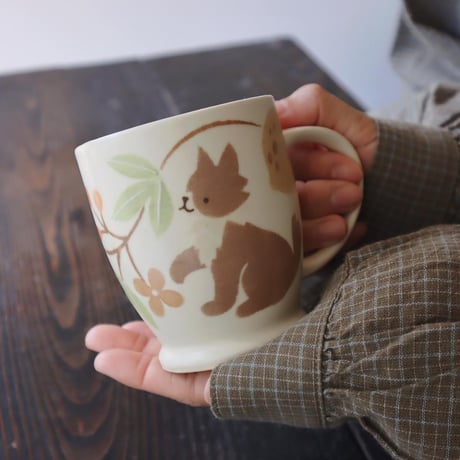マグカップ”オオカミとレモン”/Mug "Wolf and Lemon"