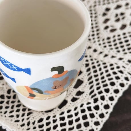 ゴブレット“ネコの海底探検”/Goblet "Cat's Undersea Exploration"