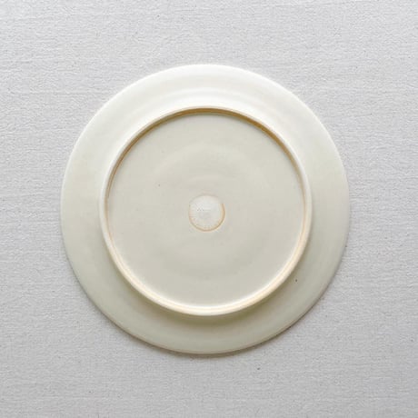 花運ぶ鳥の平皿　7寸/Flower-carrying bird flat plate(m-size)