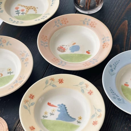 動物リムボウルいろいろ/Various animal rim bowls