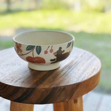 ボウル“くまとリンゴ”/Bowl "Bear and Apple"
