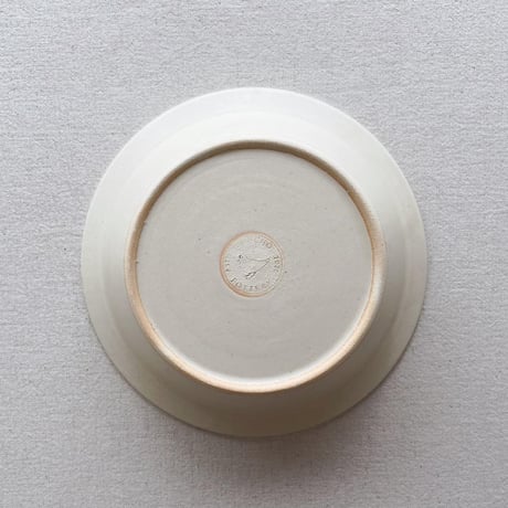 木馬・リスのリム深皿/Rocking horse ・squirrel deep rim plate