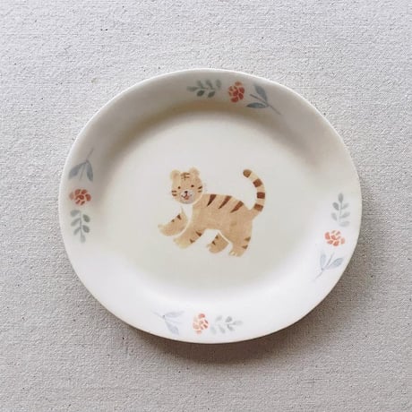 動物の豆皿(大)いろいろ/Various animal small dishes (large)