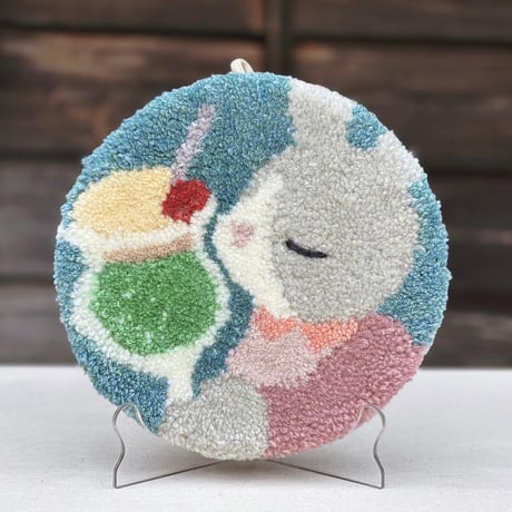 紐付きポットマットNo.7〜No.11/Pot mat with string