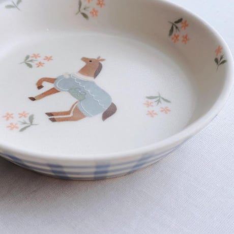 お馬のプレート　5寸/horse plate