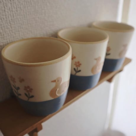 アヒルの水浴びコップ/duck bathing cup