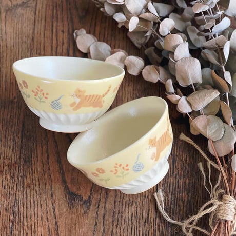 ねこのお茶碗/cat bowl