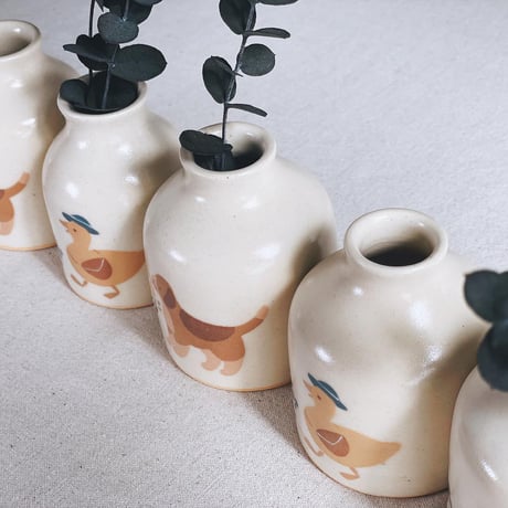 動物のミニ花瓶/animal mini vase
