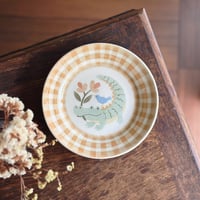 リムプレート“ワニと青い鳥”/Rim Plate "Crocodile and Bluebird"